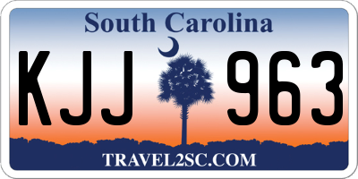SC license plate KJJ963