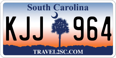 SC license plate KJJ964