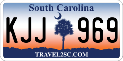 SC license plate KJJ969