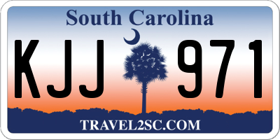 SC license plate KJJ971