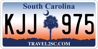 SC license plate KJJ975