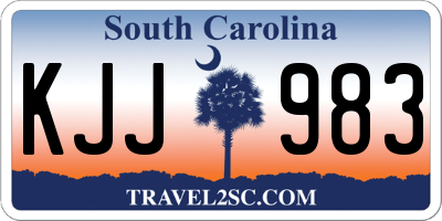 SC license plate KJJ983