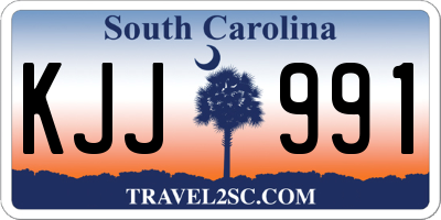 SC license plate KJJ991