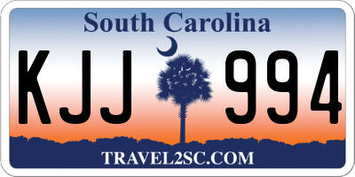 SC license plate KJJ994