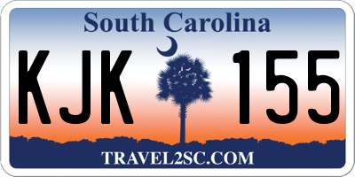 SC license plate KJK155