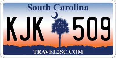 SC license plate KJK509