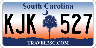 SC license plate KJK527