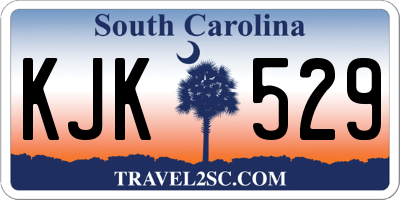 SC license plate KJK529