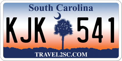 SC license plate KJK541