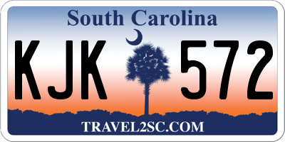 SC license plate KJK572