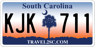 SC license plate KJK711