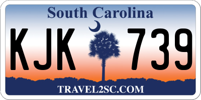SC license plate KJK739