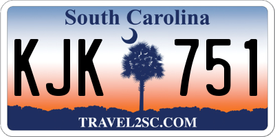SC license plate KJK751