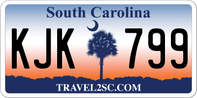 SC license plate KJK799