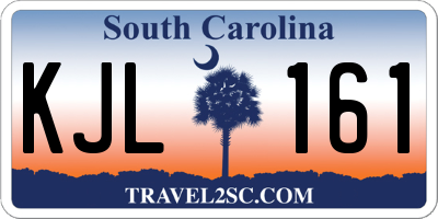 SC license plate KJL161
