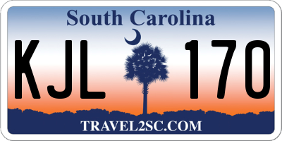 SC license plate KJL170
