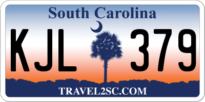 SC license plate KJL379