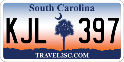 SC license plate KJL397