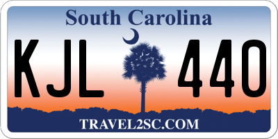 SC license plate KJL440