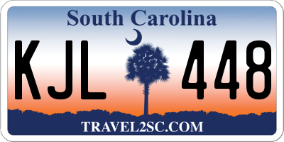 SC license plate KJL448