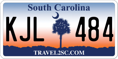 SC license plate KJL484