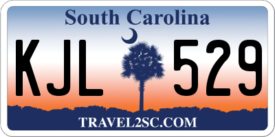 SC license plate KJL529