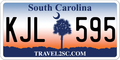 SC license plate KJL595