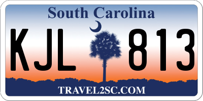 SC license plate KJL813