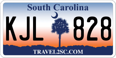 SC license plate KJL828