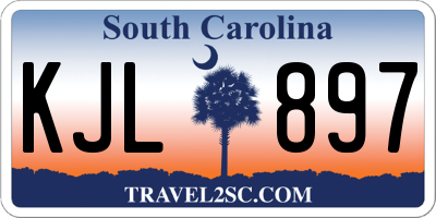 SC license plate KJL897