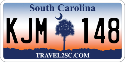 SC license plate KJM148