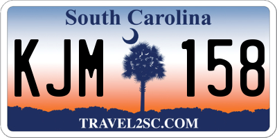 SC license plate KJM158