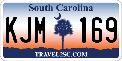 SC license plate KJM169