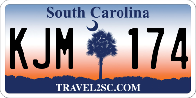 SC license plate KJM174