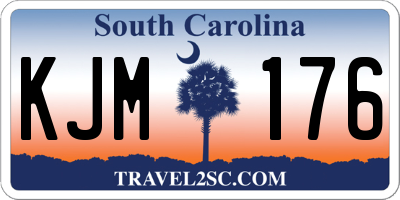 SC license plate KJM176