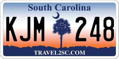 SC license plate KJM248