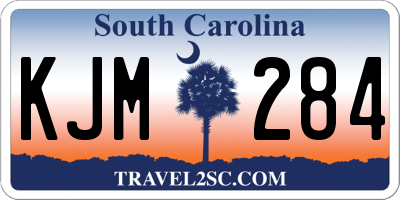 SC license plate KJM284