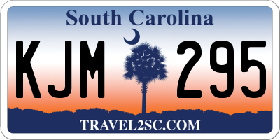 SC license plate KJM295