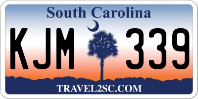 SC license plate KJM339