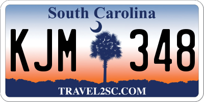 SC license plate KJM348