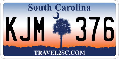 SC license plate KJM376