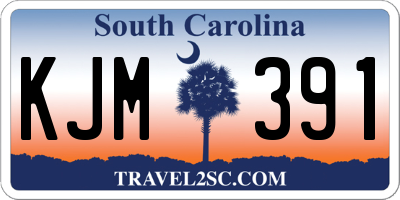 SC license plate KJM391