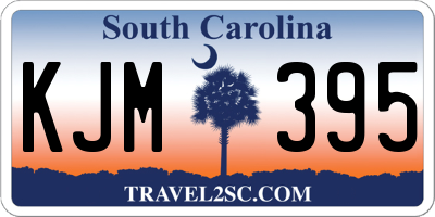 SC license plate KJM395