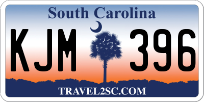 SC license plate KJM396