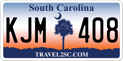 SC license plate KJM408