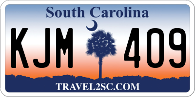 SC license plate KJM409