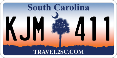 SC license plate KJM411