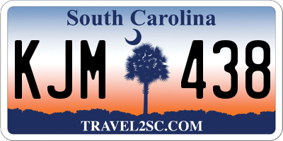 SC license plate KJM438