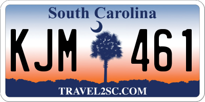 SC license plate KJM461