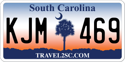SC license plate KJM469